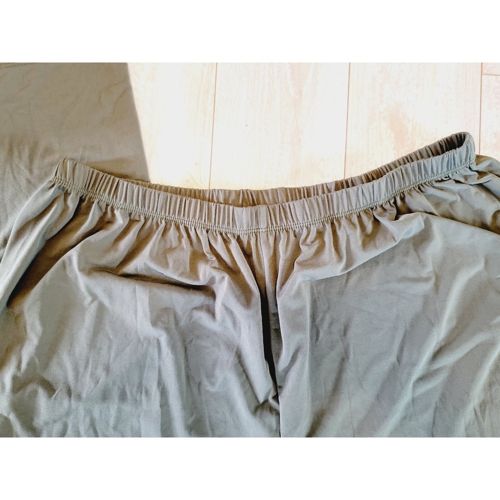 Slinky Brand XL Olive Green Wide Leg Lounge Pants Elastic Waist Casual Travel - Picture 10 of 10